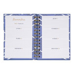 Agenda papier semainier - 2022 - 2023 - bleu blanc - draeger paris