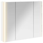 vidaXL Armoire Miroir de Salle de Bain Blanc 83 5 x 15 5 x 70 cm