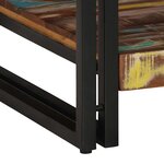 vidaXL Table basse multicolore 90x50x38 cm bois de récupération massif