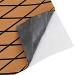 vidaXL Tapis de bateau Rayé Marron et noir 190 x 70 cm EVA