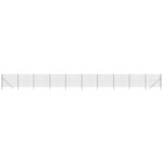 vidaXL Clôture en treillis métallique anthracite 1 6x25 m