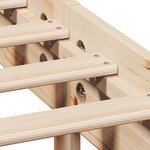 vidaXL Cadre de lit sans matelas 100x200 cm bois massif de pin