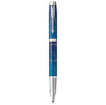 PARKER IM Premium Submerge  Stylo roller  Dégradé de bleu  recharge noire pointe fine  Coffret cadeau