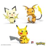 Mega Construx - Pokémon Coffret Trio Évolution Pikachu - Jeu de construction - Des 7 ans