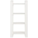 vidaXL Bibliothèque/Séparateur de pièce Blanc 60x35x125 cm Bois massif