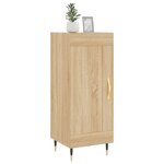 vidaXL Buffet Chêne sonoma 34 5x34x90 cm Bois d'ingénierie