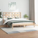 vidaXL Cadre de lit sans matelas 150x200 cm bois de pin massif