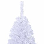 vidaXL Arbre de Noël artificiel avec branches épaisses blanc 150cm PVC
