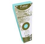 Paquet de 100 intercalaires trapèze bleu . Perforation 2 trous x 6 EXACOMPTA