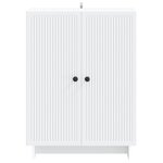 vidaXL Buffet Blanc 66 x 34 5 x 90 cm Bois d'ingénierie