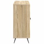vidaXL Buffet Chêne Sonoma 89 x 34 5 x 80 cm Bois d'ingénierie