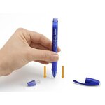 BIC Gel-ocity Illusion Recharges Stylo Gel Effaçable Pointe Moyenne (0,7 mm) - Bleu, Boîte de 12