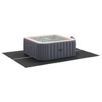 vidaXL Tapis de piscine Noir 300 x 220 x 0 1 cm Tissu non tissé