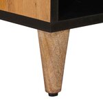 vidaXL Meuble TV Naturel 80 x 33 x 46 cm Bois de mangue massif