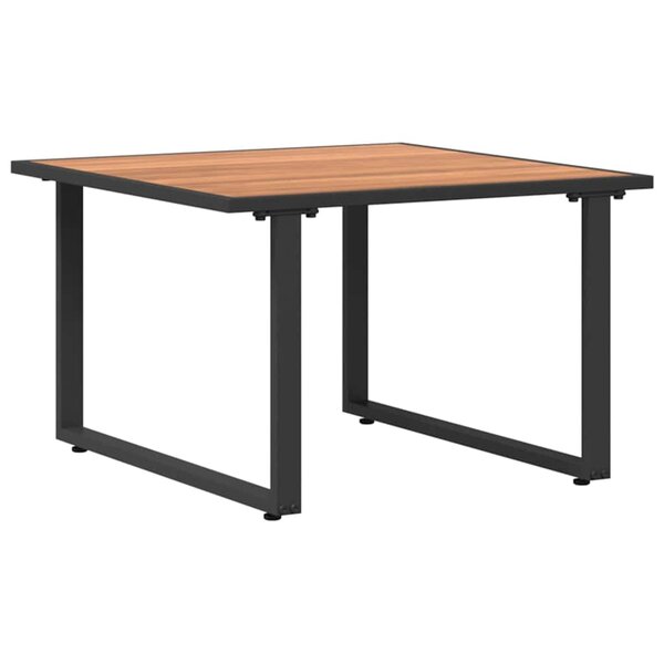 vidaXL Table basse Marron Acier