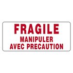 Étiquettes d'expédition fragile manipuler avec précaution (lot de 500)