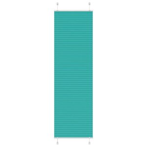 vidaXL Store plissé vert pétrole 55x200 cm largeur du tissu 54 4 cm