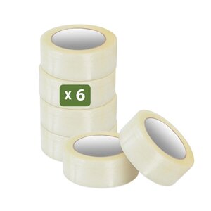 Rouleaux ruban adhésifs transparent 100 M