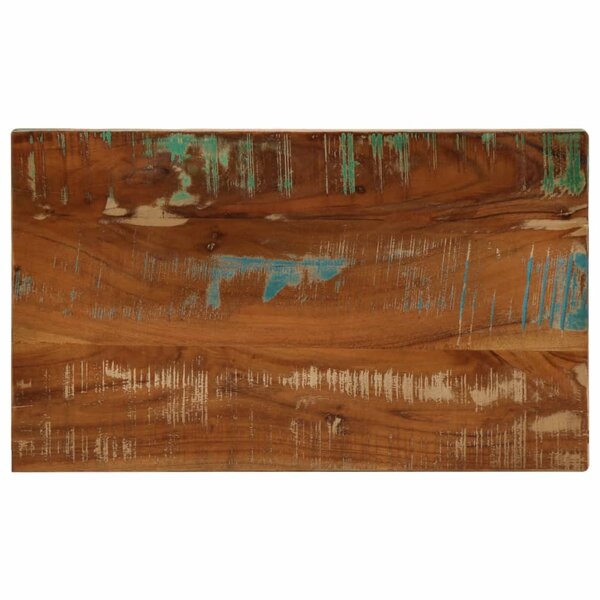 vidaXL Dessus de table 50x40x2 5 cm rectangulaire bois massif récupéré