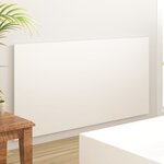 vidaXL Tête de lit Blanc 160x1 5x80 cm Bois d'ingénierie