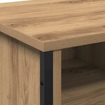 vidaXL Meuble de Lavabo de Salle de Bain avec étagère Chêne artisanal