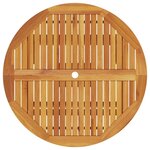 vidaXL Ensemble de salle à manger pour jardin 5 Pièces Marron