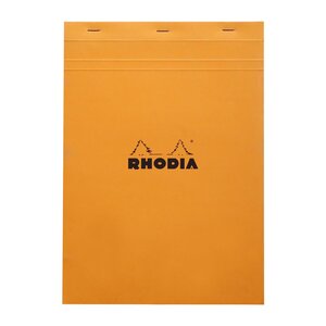 Bloc de direction Orange 80 feuilles (160 pages) format A4 réglure 5x5 RHODIA