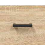 vidaXL Buffet haut chêne sonoma 69 5x31x115 cm bois d'ingénierie