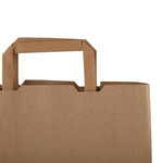 Lot de 250 sacs en papier recyclé compostables grands modèles - vegware -  - papier11 6140 x250x305mm