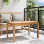 vidaXL Table basse Marron 90 x 50 x 45.5 cm Bois de teck solide