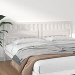 vidaXL Tête de lit Blanc 205 5x4x100 cm Bois massif de pin