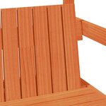 vidaXL Ensemble de lit et de banc avec toit 100x200 cm bois pin massif