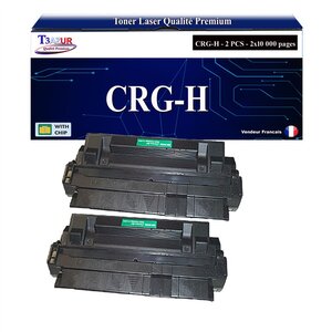 T3AZUR -2x Toners compatibles avec Canon CRG-H pour Canon LBP3500 LBP-3500