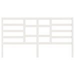 vidaXL Tête de lit Blanc 206x4x104 cm Bois massif de pin