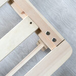 Lit Double Futon 140x200 cm en bois massif