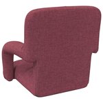 vidaXL Chaise de sol réglable avec accoudoir Bordeaux