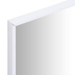 vidaXL Miroir Blanc 60x60 cm