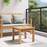 vidaXL Table basse Marron 45 x 45 x 36 cm Bois de teck solide