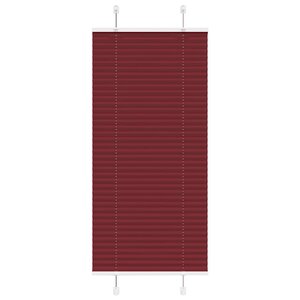vidaXL Store plissé rouge bordeaux 65x150 cm largeur du tissu 64 4 cm
