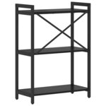 vidaXL Étagère Chêne noir 60 x 30 x 85 cm Bois d'ingénierie