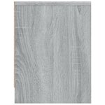 vidaXL Tables de chevet 2 Pièces sonoma gris 40x30x40 cm bois ingénierie