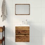 vidaXL Meuble de Lavabo de Salle de Bain Bois Ancien 41 x 38 5 x 45 cm