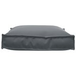 vidaXL Coussin de palette pour siège anthracite 70 x 70 x 12 cm en tissu Oxford
