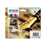 Epson multipack t1636 - stylo plume - noir  cyan  magenta  jaune xl