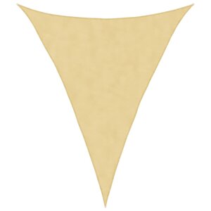 vidaXL Voile d'ombrage sable 5x6x6 m 100 polyester oxford