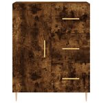vidaXL Buffet chêne fumé 69 5x34x90 cm bois d'ingénierie