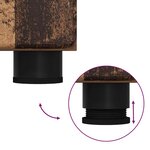 vidaXL Ensemble de mobilier de salle de bain TULUM Bois ancien