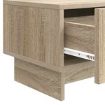 vidaXL Meuble TV 147 x 34 5 x 30 cm Chêne Sonoma Bois d'ingénierie
