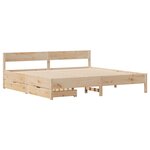 vidaXL Cadre de lit sans matelas 160x200 cm bois massif de pin