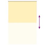 vidaXL Store enrouleur occultant jaune largeur du tissu 146 6 cm